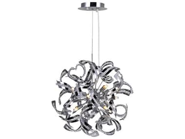 CWI Lighting Swivel 12-Light Chrome Sputnik Chandelier CWI5067P19C