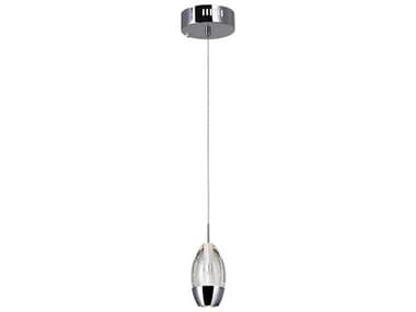 CWI Lighting Perrier 1-Light Chrome Mini Pendant CWI5077P5CR