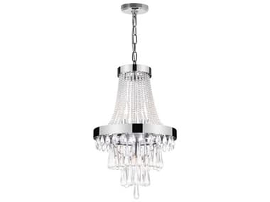 CWI Lighting Vast 3-Light Chrome Empire Chandelier CWI5078P12C