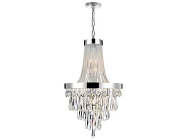 CWI Lighting Vast 13-Light Chrome Empire Chandelier CWI5078P24CCLEAR