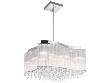 CWI Lighting Elsa 10-Light Chrome Pendant CWI5320P20CS