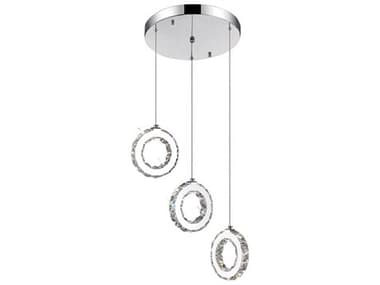 CWI Lighting Ring Stainless Steel Pendant CWI5417P16STR