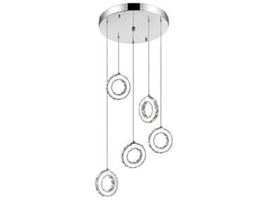 CWI Lighting Ring Stainless Steel Pendant CWI5417P20STR