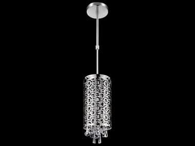 CWI Lighting Galant 2-Light Stainless Steel Cylinder Mini Pendant CWI5430P6STR