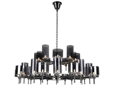 CWI Lighting Montoya 30-Light Pearl Black Chandelier CWI5526P4830612