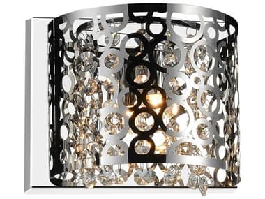 CWI Lighting Bubbles 1-Light Stainless Steel Wall Sconce CWI5536W9STR1