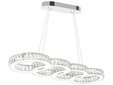 CWI Lighting Milan Stainless Steel Island Pendant CWI5629P33STO