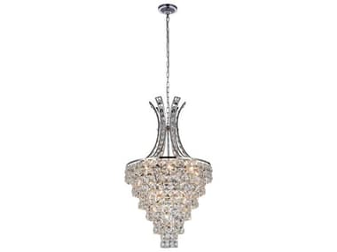 CWI Lighting Chique 9-Light Chrome Chandelier CWI5685P16C