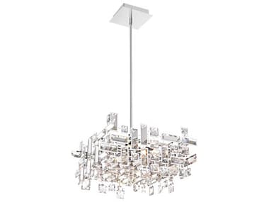 CWI Lighting Arley 6-Light Chrome Geometric Pendant CWI5689P146S601