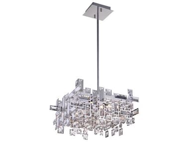 CWI Lighting Arley 8-Light Chrome Geometric Pendant CWI5689P218601