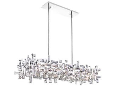 CWI Lighting Arley 12-Light Chrome Geometric Island Pendant CWI5689P3512601