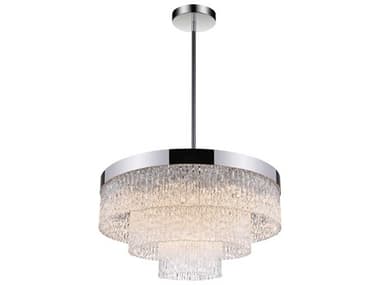 CWI Lighting Carlotta 12-Light Chrome Tiered Chandelier CWI5695P3212601