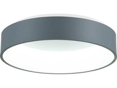 CWI Lighting Arenal Gray Round Flush Mount CWI7103C181167