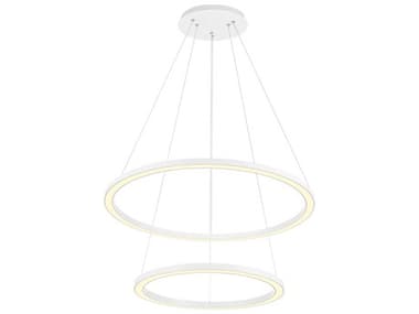 CWI Lighting Chalice White Round Tiered Pendant CWI7112P24103