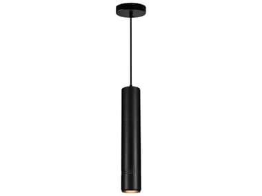 CWI Lighting Stowe Sand Black Cylinder Mini Pendant CWI7117P31101A