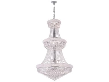 CWI Lighting Empire 32-Light Chrome Traditional Chandelier CWI8001P30C