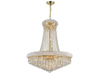 CWI Lighting Empire 19-Light Gold Traditional Chandelier CWI8001P32G