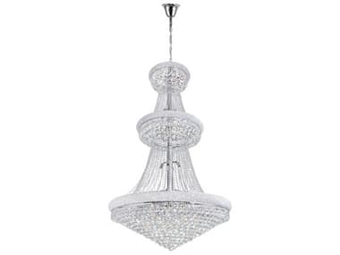 CWI Lighting Empire 38-Light Chrome Traditional Chandelier CWI8001P42C