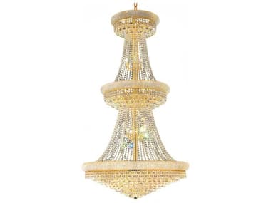 CWI Lighting Empire 38-Light Gold Traditional Chandelier CWI8001P42G