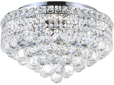 CWI Lighting Luminous 5-Light Chrome Traditional Flush Mount CWI8002C16C