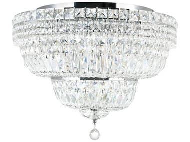 CWI Lighting Stefania 16-Light Chrome Traditional Flush Mount CWI8003C30C