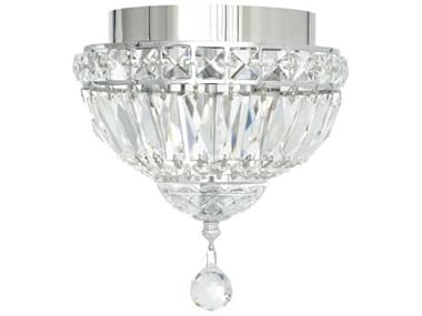 CWI Lighting Stefania 2-Light Chrome Traditional Flush Mount CWI8003C8C