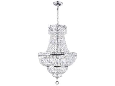 CWI Lighting Stefania 8-Light Chrome Traditional Empire Chandelier CWI8003P18C