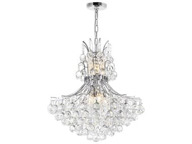 CWI Lighting Princess 10-Light Chrome Traditional Chandelier CWI8012P24C