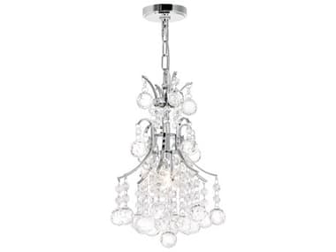 CWI Lighting Princess 1-Light Chrome Traditional Chandelier CWI8012P8C