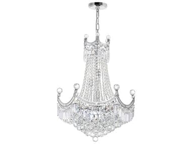 CWI Lighting Amanda 11-Light Chrome Traditional Chandelier CWI8421P24C