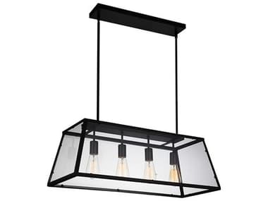 CWI Lighting Alyson 4-Light Black Island Pendant CWI9601P314101