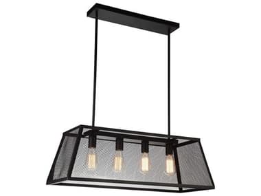 CWI Lighting Macleay 6-Light Black Island Pendant CWI9601P314101A