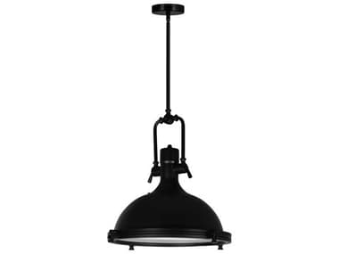 CWI Lighting Show 1-Light Black Pendant CWI9602P161101