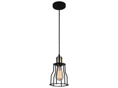 CWI Lighting Graham 1-Light Black Mini Pendant CWI9609P61101