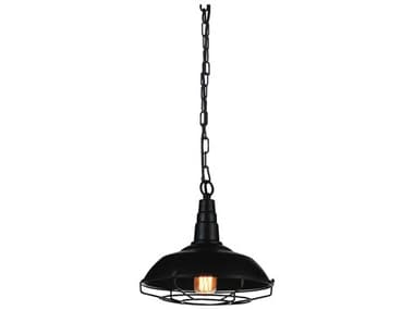 CWI Lighting Morgan 1-Light Black Mini Pendant CWI9611P111101