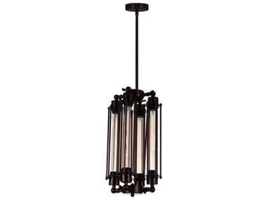 CWI Lighting Kiera 4-Light Chocolate Brown Mini Pendant CWI9613P104126