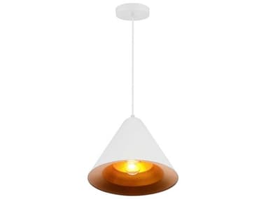 CWI Lighting Keila 1-Light Matte White Mini Pendant CWI9666P101142