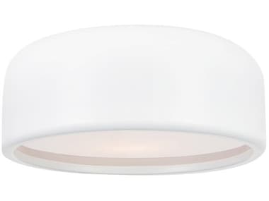 CWI Lighting Campton 2-Light White Flush Mount CWI9688C142172