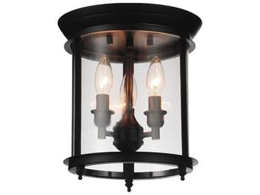 CWI Lighting Desire 3-Light Oil Rubbed Bronze Traditional Flush Mount CWI9809C103109