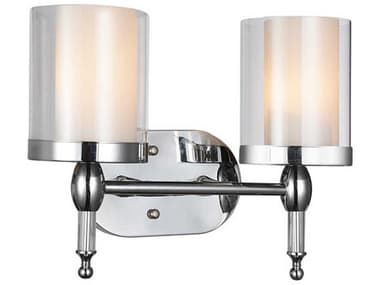 CWI Lighting Maybelle 2-Light Chrome Vanity Light CWI9851W142601