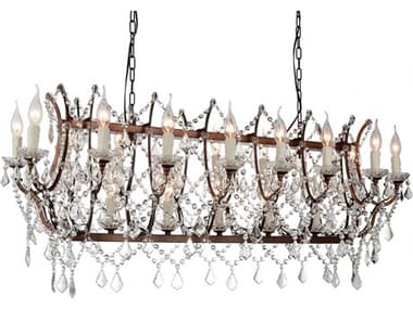 CWI Lighting Phraya 21-Light Light Brown Traditional Island Pendant CWI9910P4921199