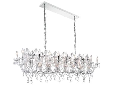 CWI Lighting Aleka 24-Light Chrome Traditional Island Pendant CWI9910P5824601