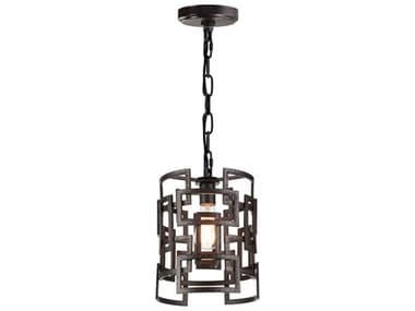 CWI Lighting Litani 1-Light Brown Geometric Mini Pendant CWI9913P101205