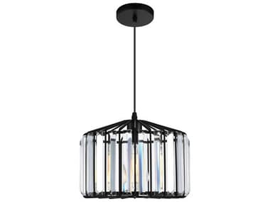 CWI Lighting Alethia 1-Light Black Mini Pendant CWI9942P101101C