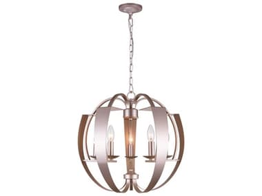 CWI Lighting Verbena 5-Light Pewter Chandelier CWI9950P215221