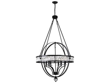 CWI Lighting Arkansas 6-Light Black Traditional Globe Chandelier CWI9957P306101