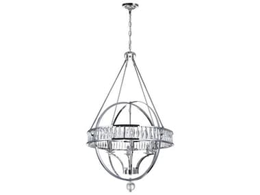 CWI Lighting Arkansas 6-Light Chrome Traditional Globe Chandelier CWI9957P306601