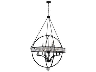 CWI Lighting Arkansas 12-Light Black Traditional Globe Chandelier CWI9957P4212101