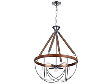 CWI Lighting Parana 5-Light Chrome Pendant CWI9965P245601