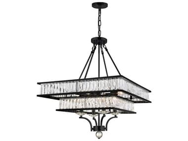 CWI Lighting Shalia 8-Light Black Chandelier CWI9972P238101